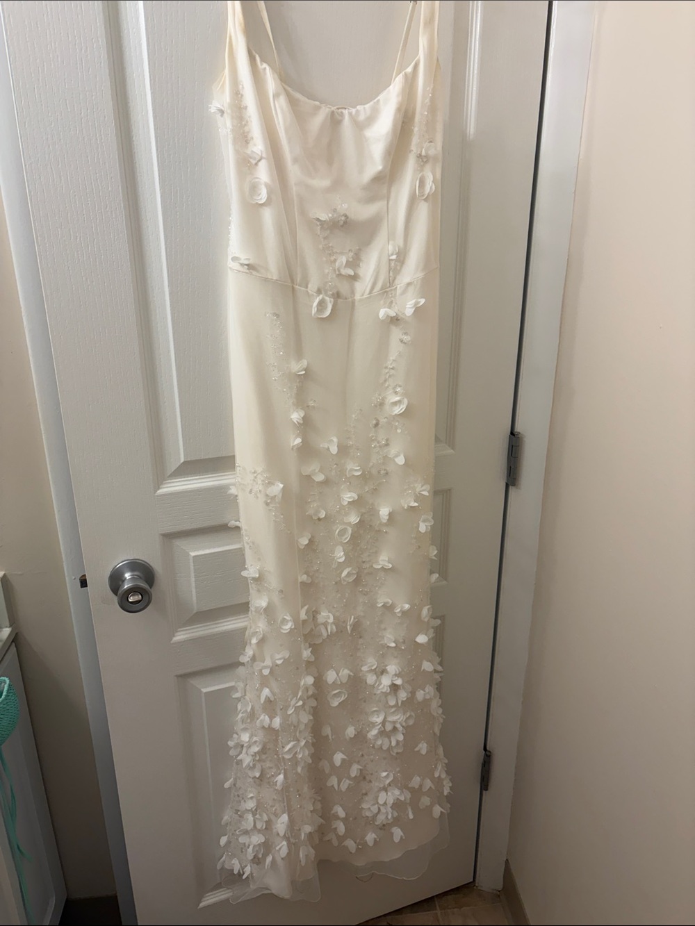 Ivory Floral Dress - Women